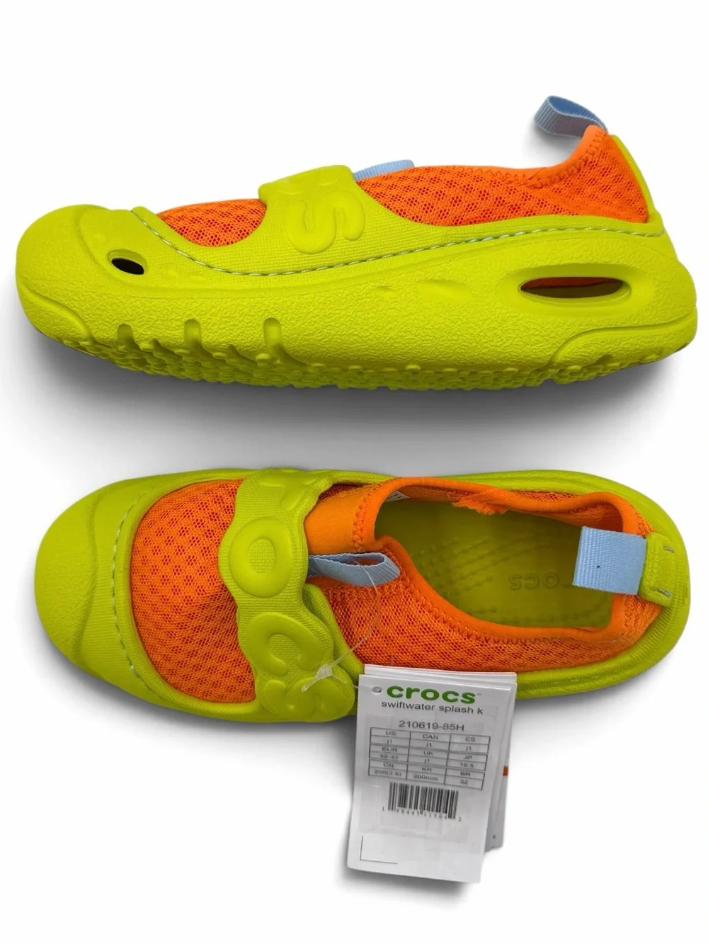 NWT Crocs Kids Swiftwater Splash Water Shoes Size J1
